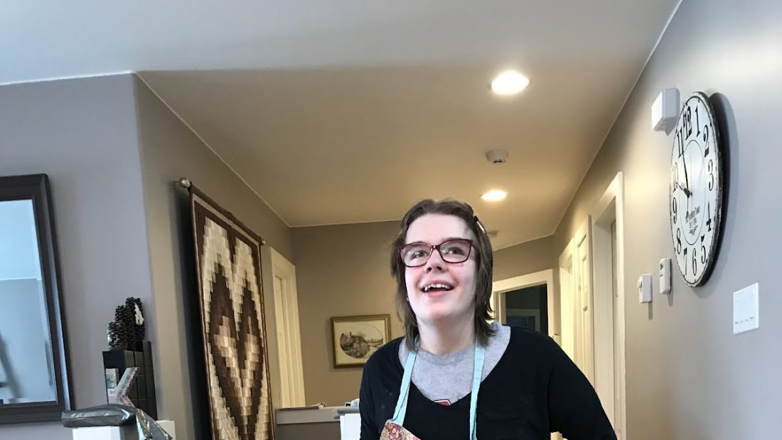 Me at grandmas in my walker