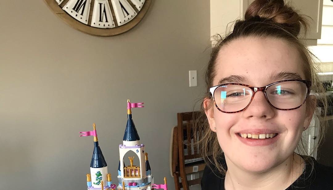 Finished frozen Lego set