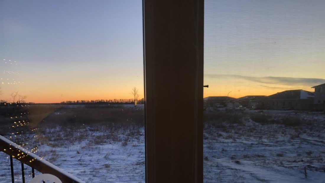 Sunrise in the morning