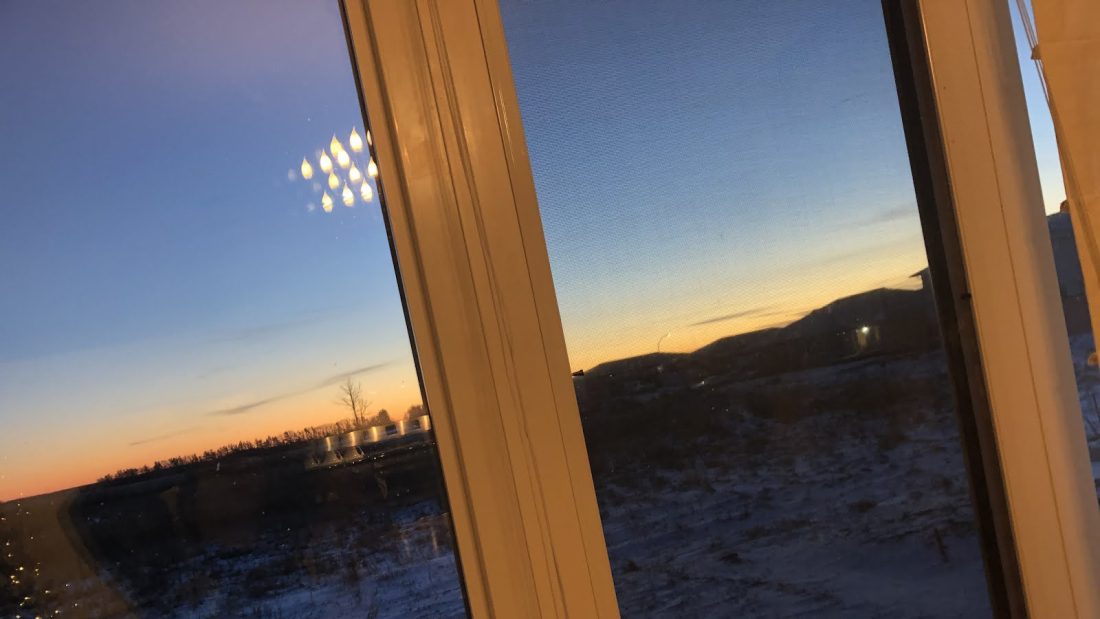 Sunrise coming up
