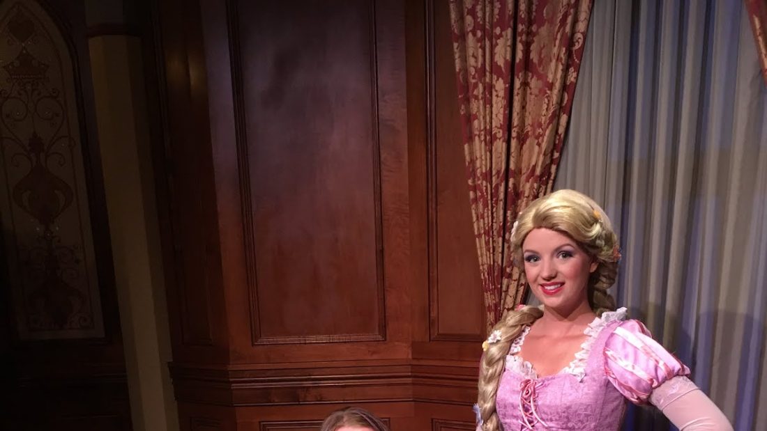 Me and Rapunzel at Disney World