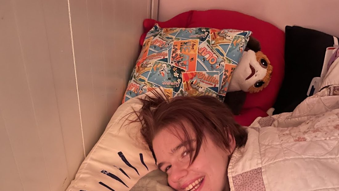 Me in my bed relaxing