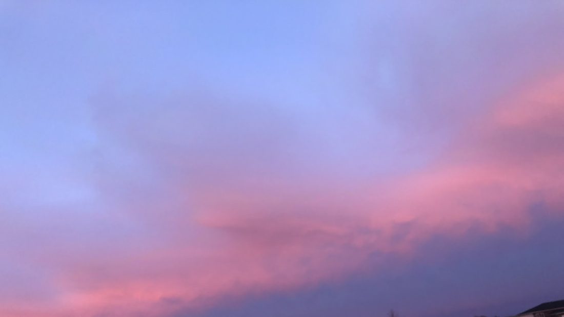 Sunset going down