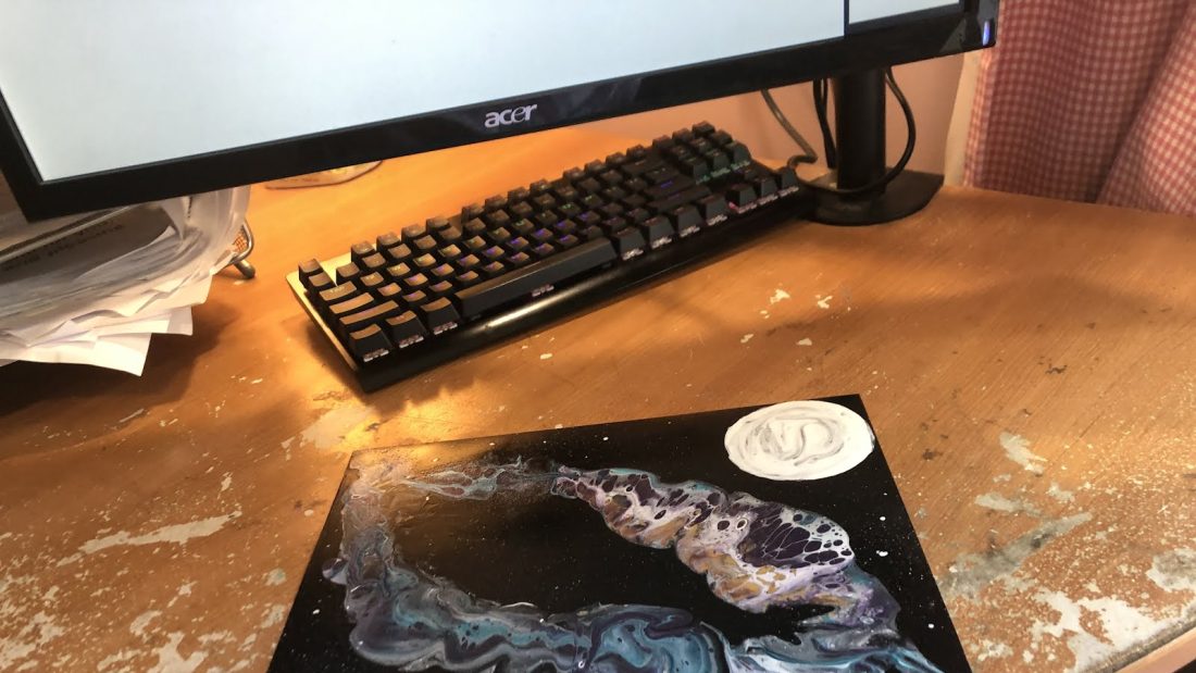 Galaxy painting