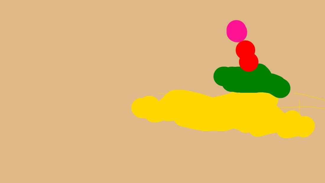The digital art for today August 10th, 2022 Wednesday for my Dad’s Birthday is a birthday cake