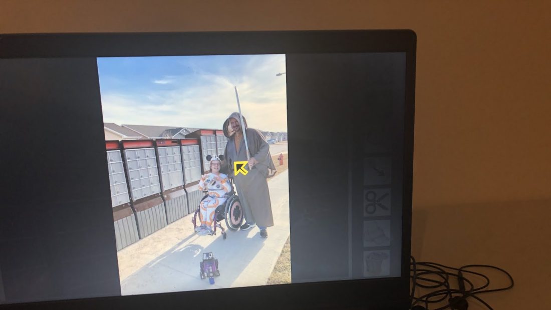 Me and my dad as Star Wars people