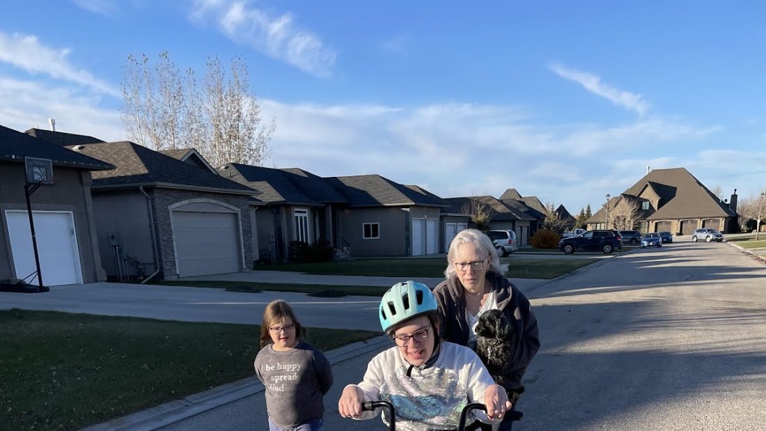 Me Biking OutSide At My Grandma’s House Before It Got ALL Darck Outside