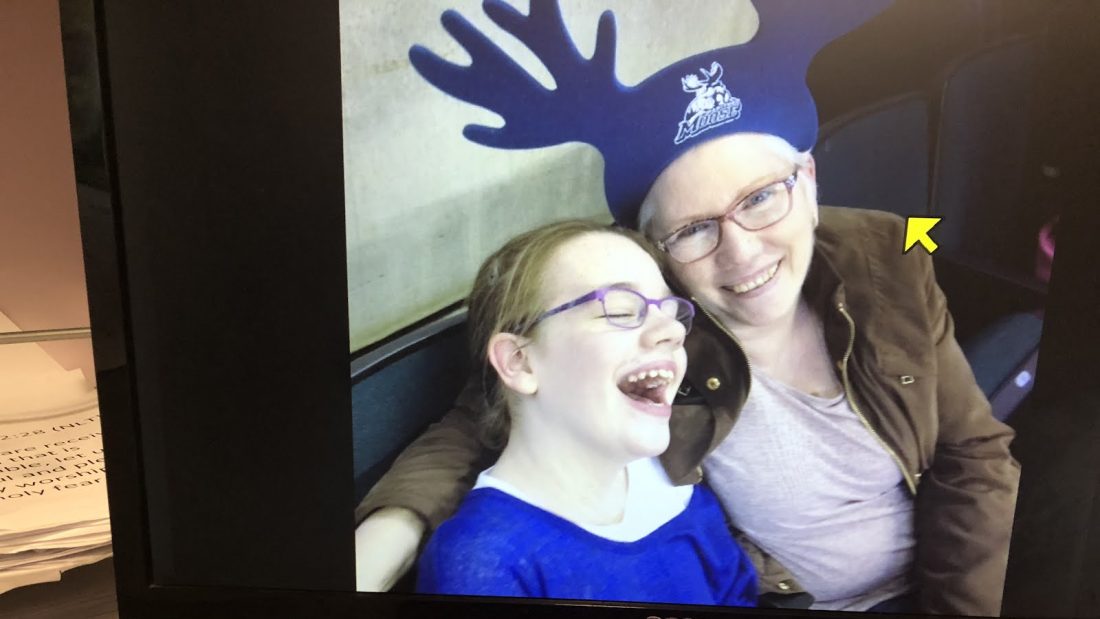 Me and Grandma moose
