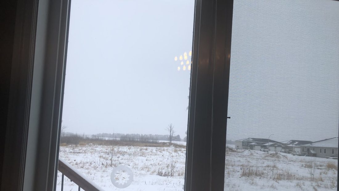 Snow again yuck