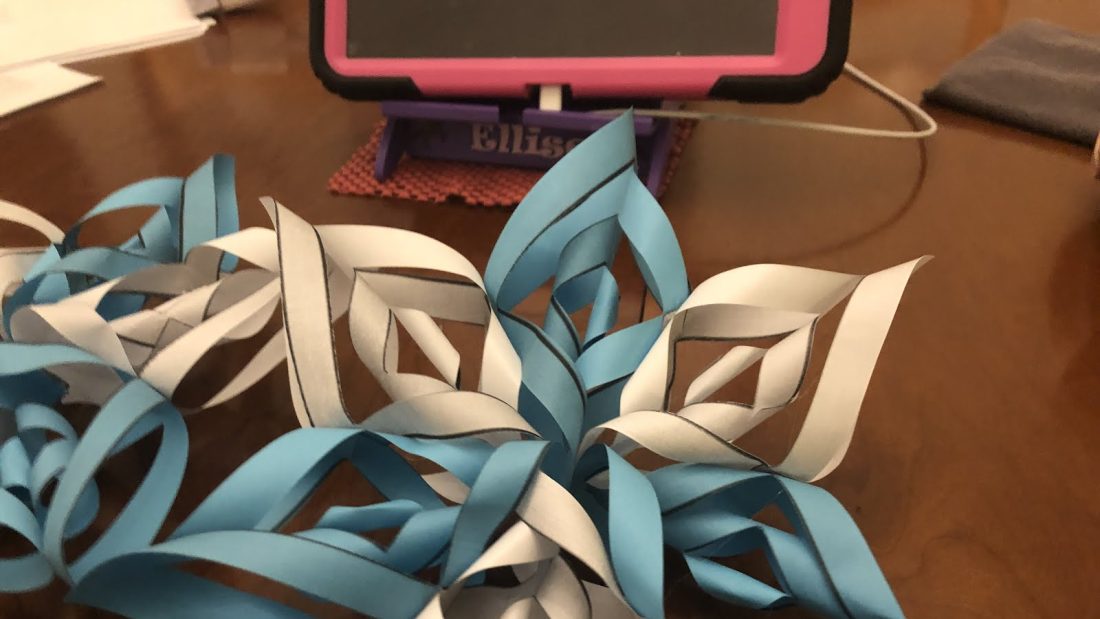 My mom snowflakes this time