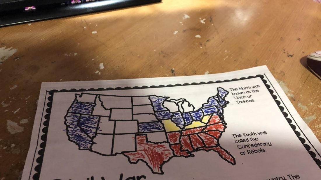 Page number two of my history book