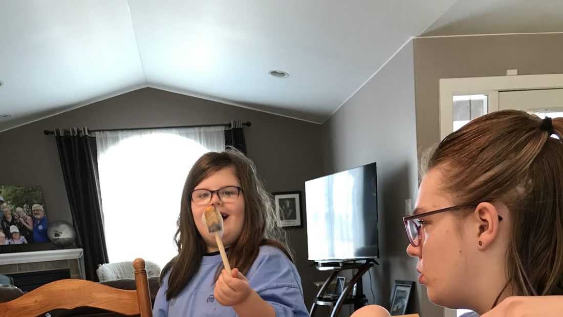 Painting time at grandmas