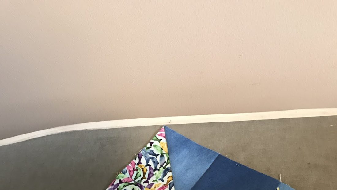 A fish blanket that grandma is making for me
