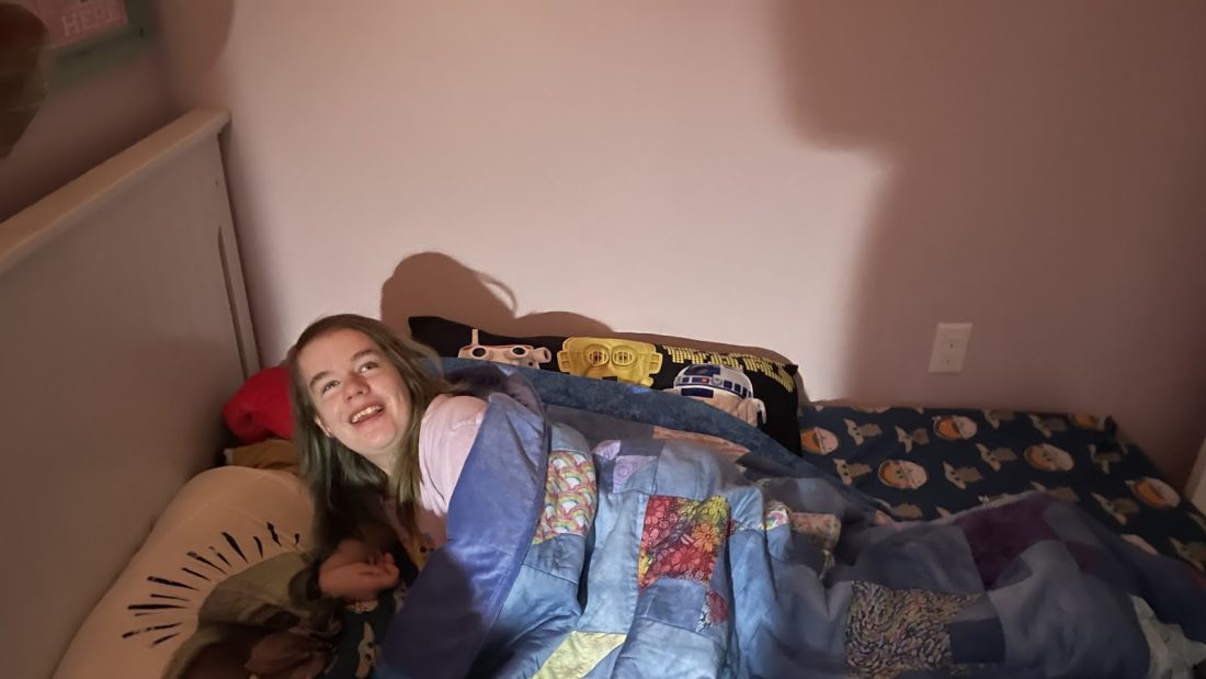 My fish blanket that I really love