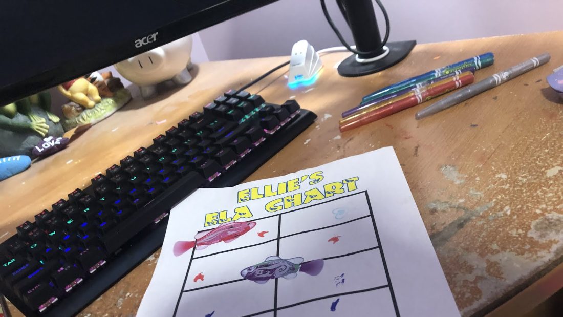 My yearly chart fish