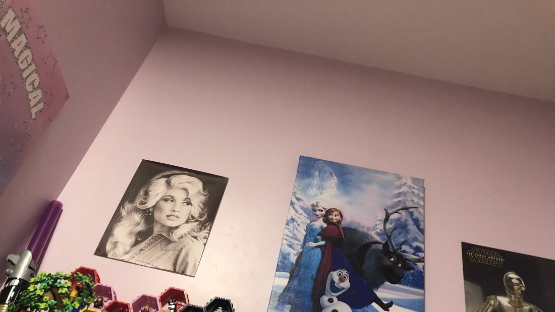 Look at where I hung my Dolly poster