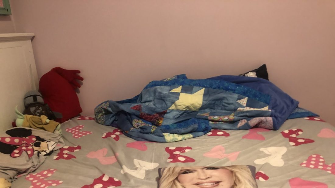 My dolly pillow farther away