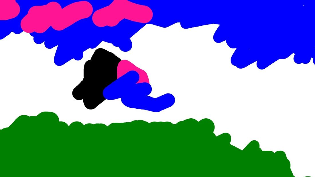 Title: Ellie With Some Birds