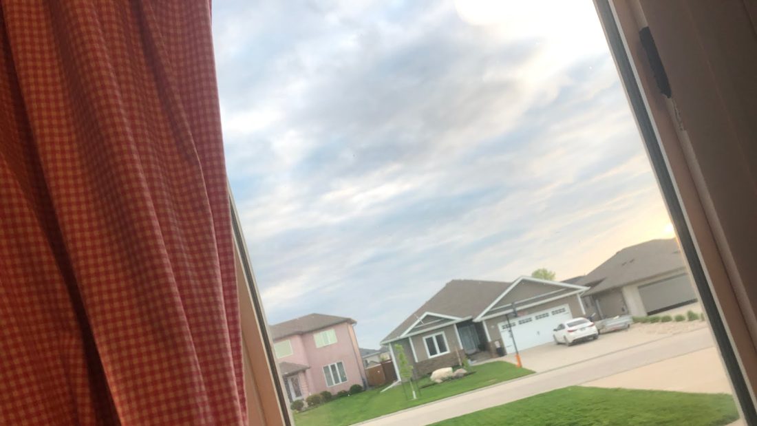 Beautiful sky out my window yesterday evening