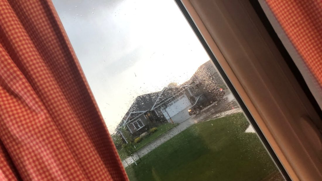Look at what it’s doing Insta I’m back today out my window