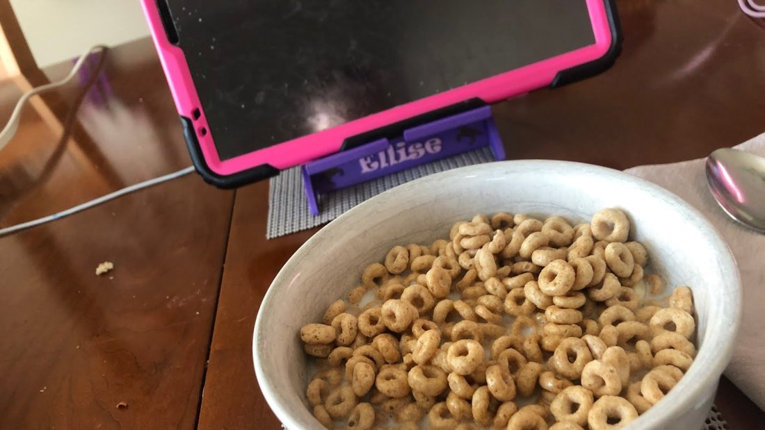 What I had for breakfast this morning