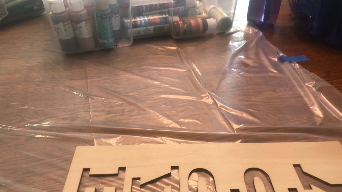 Grandma and I are going to paint