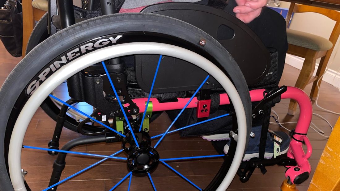 My blue spokes
