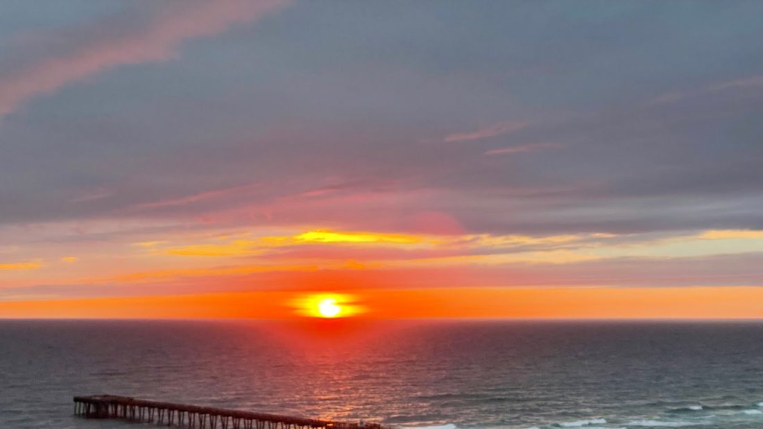 Today’s sunset