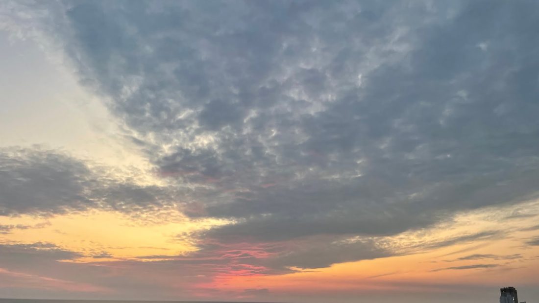 Today’s sunset