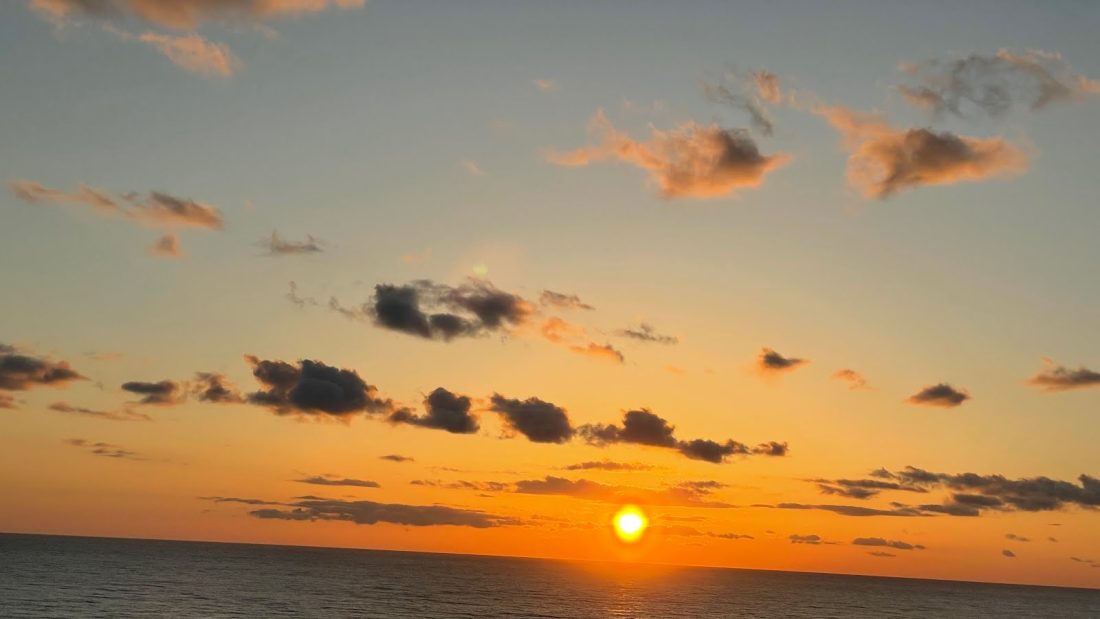 Tonight’s sunset