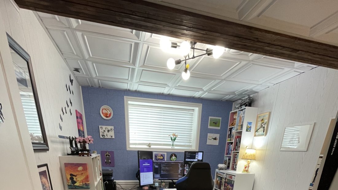 Ellie’s Dad’s finished office
