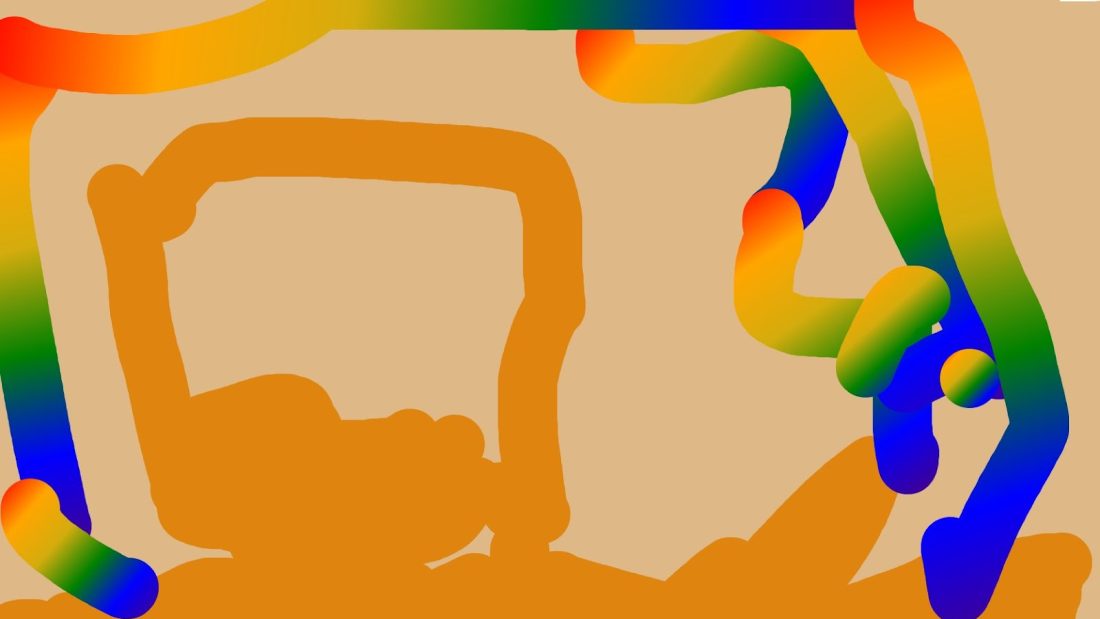 A digital art of my Dad’s painting