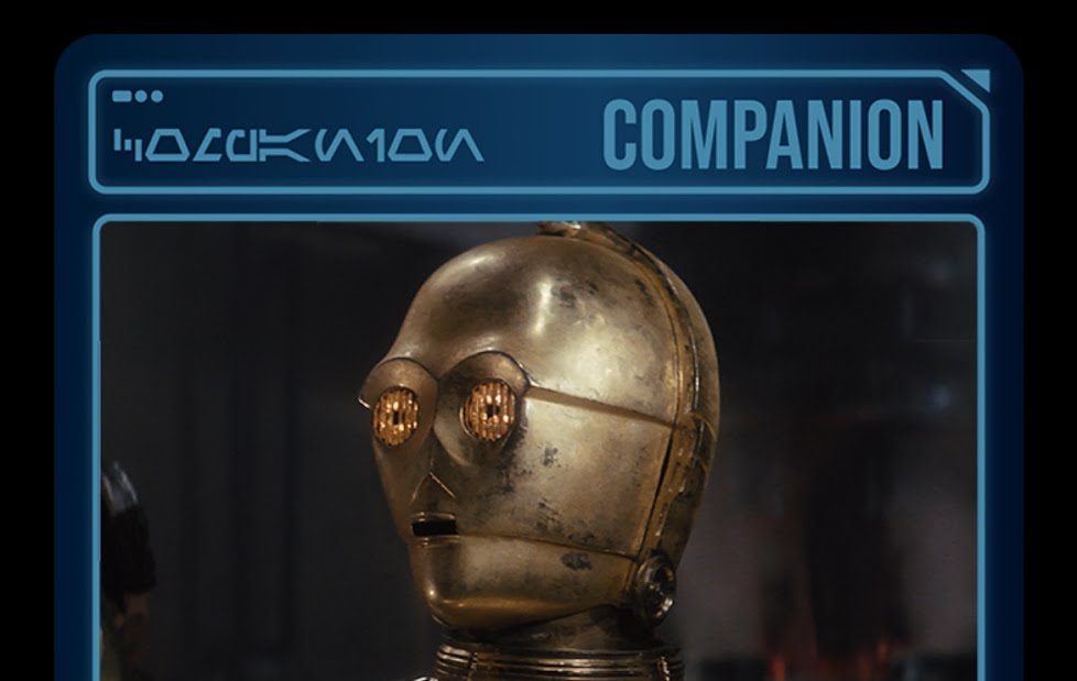 Star Wars card for
